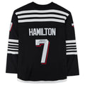 NJ.Devils #7 Dougie Hamilton   Alternate Breakaway Jersey Black Stitched American Hockey Jerseys