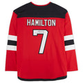NJ.Devils #7 Dougie Hamilton   Breakaway Jersey Red Stitched American Hockey Jerseys