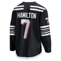 NJ.Devils #7 Dougie Hamilton Alternate Premier Breakaway Player Jersey Black Hockey Jerseys