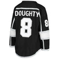LA.Kings #8 Drew Doughty Home Replica Player Jersey Black Stitched American Hockey Jerseys