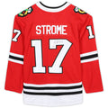 C.Blackhawks #17 Dylan Strome   Jersey Red Stitched American Hockey Jerseys