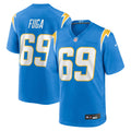 Los Angeles Chargers Josh Fuga Powder Blue Team Game Jersey
