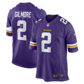 Minnesota Vikings Stephon Gilmore Purple Game Jersey