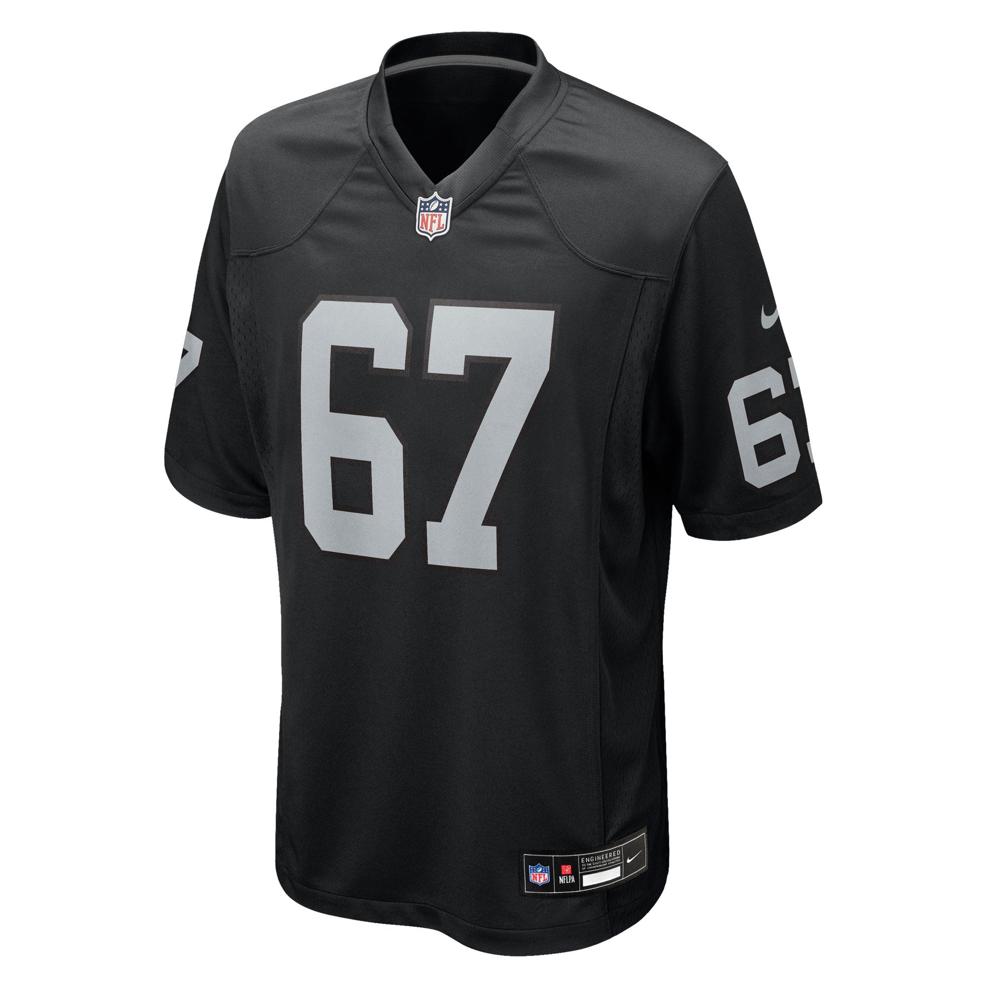 Las Vegas Raiders Will Putnam Black Team Game Jersey