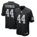 Las Vegas Raiders Tommy Eichenberg Black Team Game Jersey