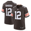 Cleveland Browns Shedeur Sanders Brown 2025 NFL Draft Game Jersey