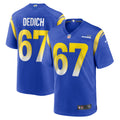 Los Angeles Rams Justin Dedich Royal Game Jersey