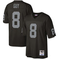 Las Vegas Raiders Ray Guy Mitchell & Ness Black Legacy Replica Jersey