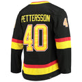 V.Canucks #40 Elias Pettersson Alternate Primegreen  Pro Player Jersey Black Stitched American Hockey Jerseys