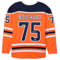 E.Oilers #75 Evan Bouchard   Breakaway Jersey Orange Stitched American Hockey Jerseys