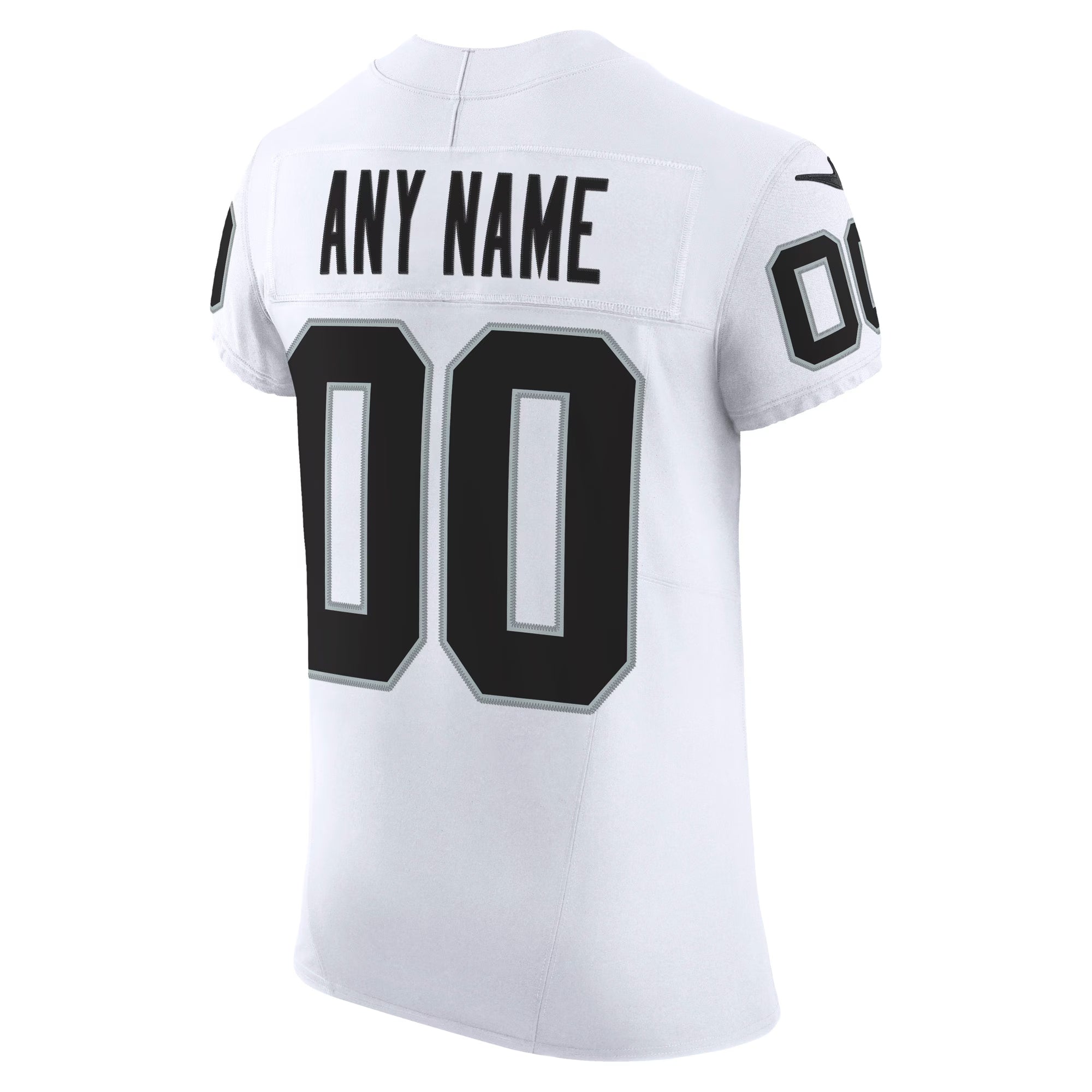 Las Vegas Raiders White Vapor F.U.S.E. Elite Custom Jersey