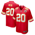 Kansas City Chiefs Justin Reid Red Game Jersey