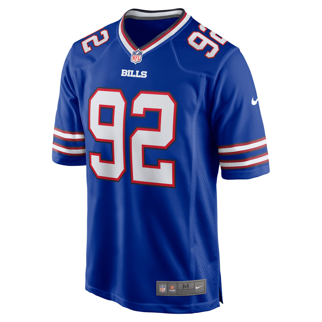 Buffalo Bills DaQuan Jones Royal Game Player Jersey