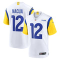 Los Angeles Rams Puka Nacua White Game Player Jersey