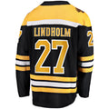 B.Bruins #27 Hampus Lindholm Fanatics Branded Home Breakaway Player Jersey Black Stitched American Hockey Jerseys