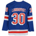 NY.Rangers #30 Henrik Lundqvist   Jersey Blue Stitched American Hockey Jerseys