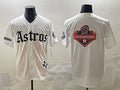 Houston Astros Team Big Logo White Gothic 'Houston Born Barrio Raised' Limited Stitched Baseball Jersey