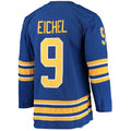 B.Sabres #9 Jack Eichel Home Captain Patch Primegreen  Pro Player Jersey Royal Stitched American Hockey Jerseys