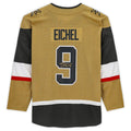 V.Golden Knights #9 Jack Eichel   Alternate Breakaway Jersey Gold Stitched American Hockey Jerseys