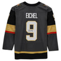 V.Golden Knights #9 Jack Eichel   Gray Stitched American Hockey Jerseys