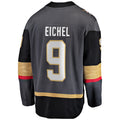 V.Golden Knights #9 Jack Eichel Alternate Breakaway Player Jersey Gray Stitched American Hockey Jerseys