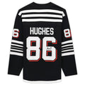 NJ.Devils #86 Jack Hughes   Alternate Breakaway Jersey Black Stitched American Hockey Jerseys
