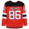 NJ.Devils #86 Jack Hughes   Breakaway Jersey Red Stitched American Hockey Jerseys