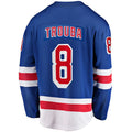 NY.Rangers #8 Jacob Trouba Home Breakaway Jersey Blue Stitched American Hockey Jerseys