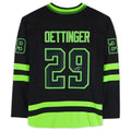 D.Stars #29 Jake Oettinger   Alternate Breakaway Jersey Stitched American Hockey Jerseys