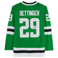 D.Stars #29 Jake Oettinger   adidas  Jersey Kelly Green Stitched American Hockey Jerseys