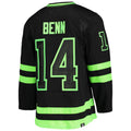 D.Stars #14 Jamie Benn Alternate Captain Patch Primegreen  Pro Player Jersey Stitched American Hockey Jerseys