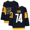 N.Predators #74 Juuse Saros   2022 Stadium Series Jersey Navy Stitched American Hockey Jerseys