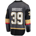 V.Golden Knights #39 Laurent Brossoit Home Breakaway Player Jersey Gray Stitched American Hockey Jerseys