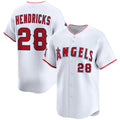 Los Angeles Angels #28 Kyle Hendricks White 2024 Home Limited Stitched Baseball Jersey