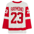 D.Red Wings #23 Lucas Raymond   Jersey White Stitched American Hockey Jerseys