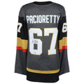 V.Golden Knights #67 Max Pacioretty   Black Gray Hockey Jerseys