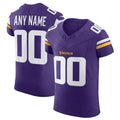 Custom MN.Vikings Purple Scarlet Vapor F.U.S.E. Elite Jersey Stitched American Football Jerseys