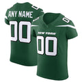Custom NY.Jets Gotham Green Scarlet Vapor F.U.S.E. Elite Jersey Stitched American Football Jerseys