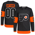Custom P.Flyers Alternate Primegreen Authentic Pro Jersey Black Stitched American Hockey Jerseys