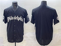 Philadelphia Phillies Blank Black GOTHIC Vapor Limited Stitched Baseball Jersey