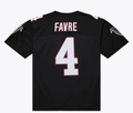 A.Falcons #4 Brett Favre Mitchell & Ness Black 1991 Legacy Player Stitched American Football Jerseys