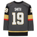 V.Golden Knights #19 Reilly Smith   with Go Knights Go! Inscription Limited Edition of 19 Gray Hockey Jerseys