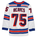 NY.Rangers #75 Ryan Reaves   White Stitched American Hockey Jerseys
