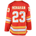 C.Flames #23 Sean Monahan   Alternate Jersey Red Stitched American Hockey Jerseys