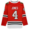 C.Blackhawks #4 Seth Jones Authenti  Breakaway Jersey Red Stitched American Hockey Jerseys