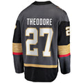 V.Golden Knights #27 Shea Theodore Alternate Premier Breakaway Player Jersey Gray Hockey Jerseys