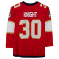 F.Panthers #30 Spencer Knight   Red Stitched American Hockey Jerseys