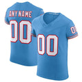 Custom T.Titans Light Blue Scarlet Vapor F.U.S.E. Elite Jersey Stitched American Football Jerseys