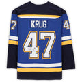 St.L.Blues #47 Torey Krug   Blue Stitched American Hockey Jerseys