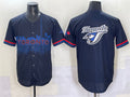 Toronto Blue Jays Team Big Logo Navy 2024 City Connect Limited Stitched Baseball Jersey